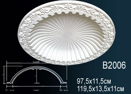 Купол из полиуретана B2006 Perfect: идеальное решение для современного дизайна и отделки
