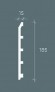 6.53.117 Плинтус напольный из композита: идеальное решение для современного дизайна и отделки