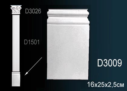 Основание пилястры D3009 Perfect: идеальное решение для современного дизайна и отделки