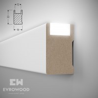 R010 LED Рейка Evrowood