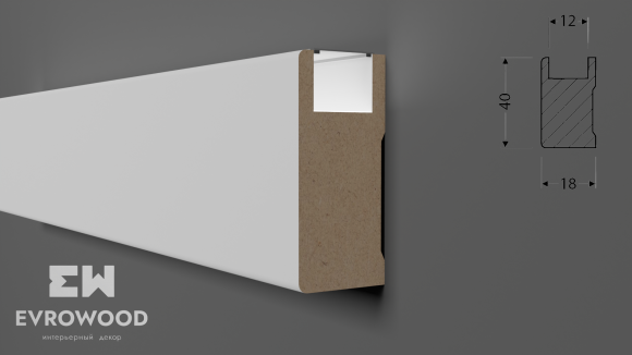 R020 LED Рейка Evrowood: идеальное решение для современного дизайна и отделки