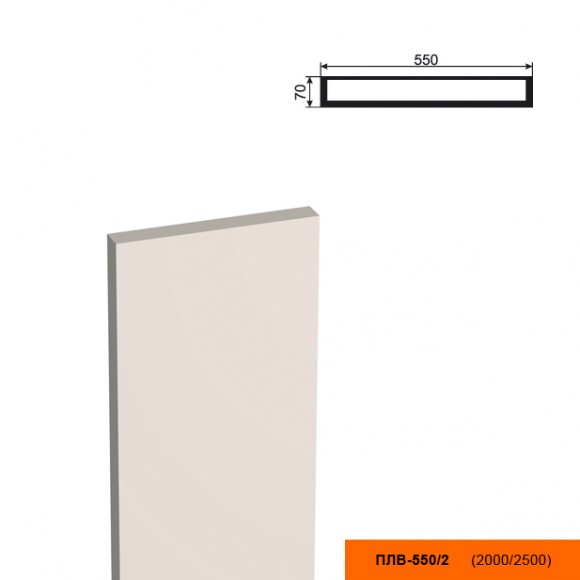 Пилястра (тело) ПЛВ-550/2 (2,5м.): идеальное решение для современного дизайна и отделки