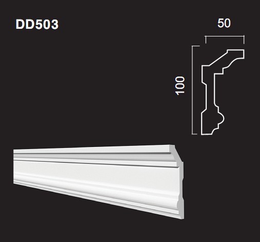 Карниз из дюрополимера DD503: идеальное решение для современного дизайна и отделки