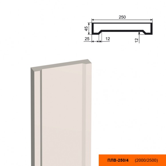 Пилястра (тело) ПЛВ-250/4 (2,5м.): идеальное решение для современного дизайна и отделки